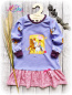 Preview: Kleid "Lieblingspferde lila" Gr. 122