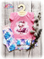 Preview: Sommerset Volantshirt Babyflamingo Gr. 104
