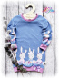 Preview: Longpullover Hasenbordüre Gr. 104