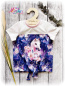 Preview: Knotenshirt "Blumenpferd" Gr. 122