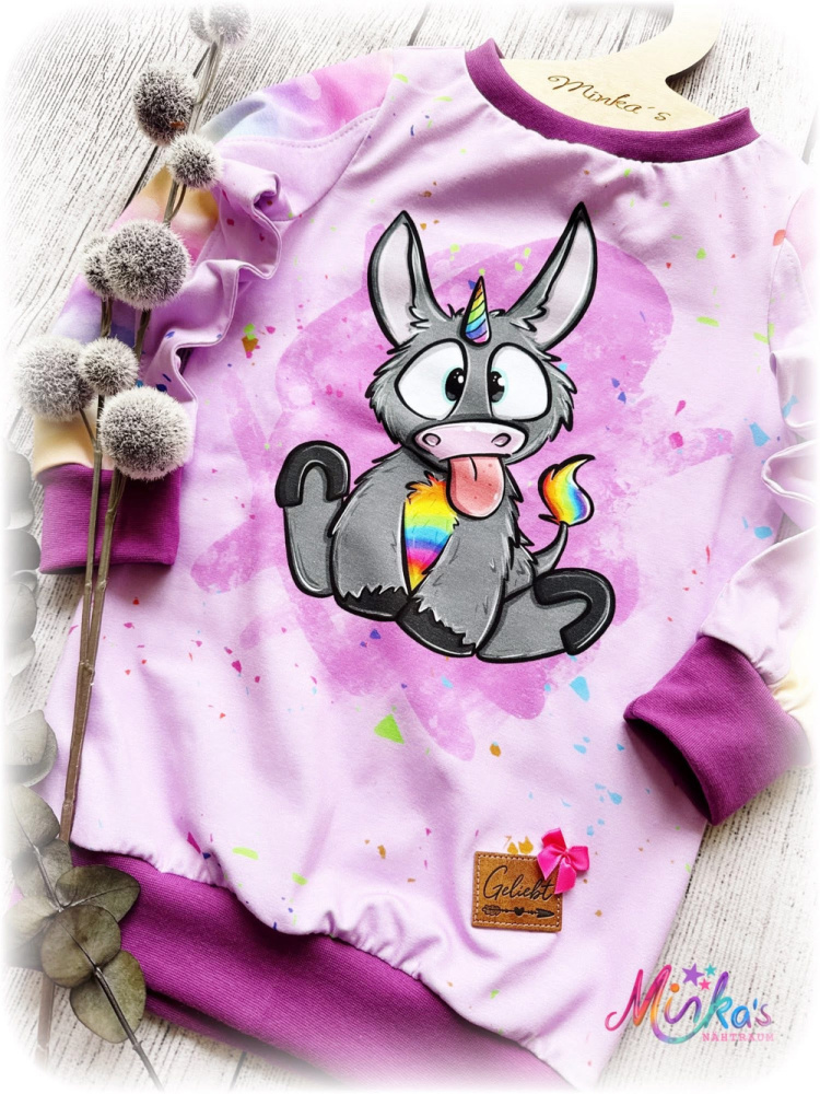 Longpullover Eselchen Gr. 104