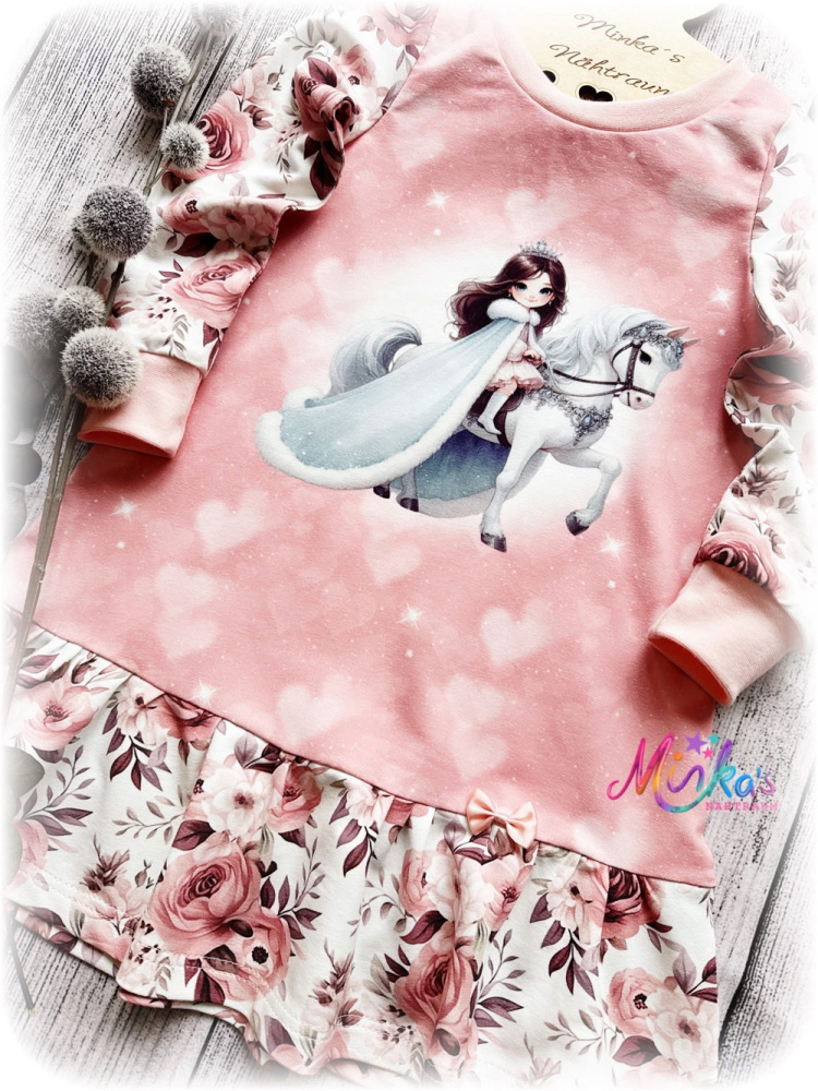 Kleidchen Winterprinzessin Gr. 110