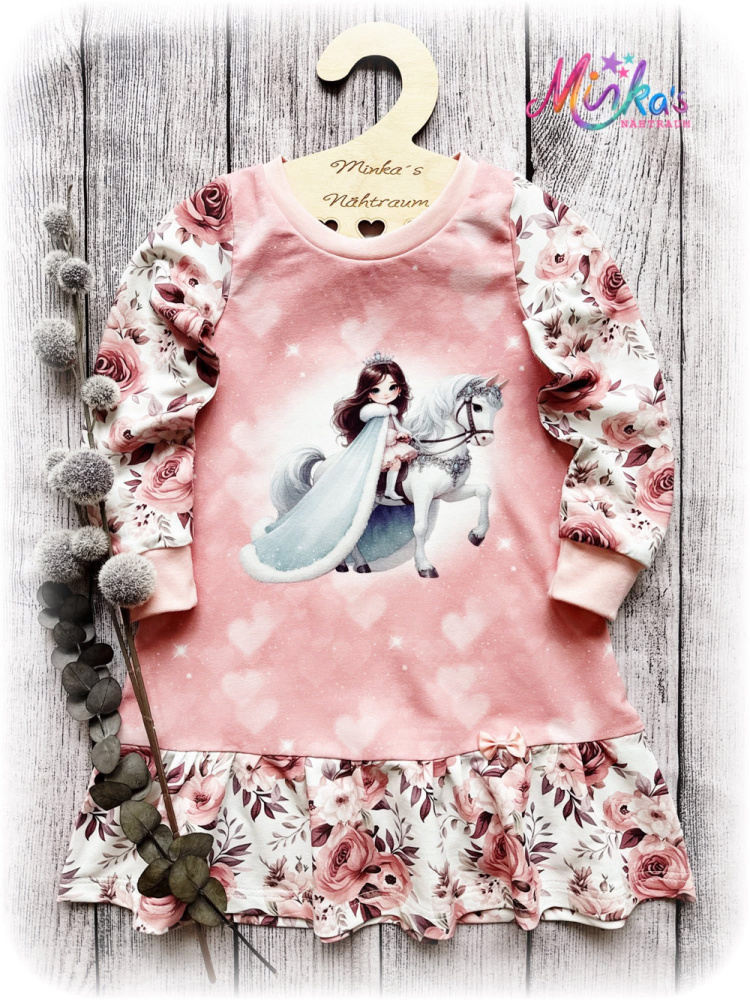Kleidchen Winterprinzessin Gr. 110