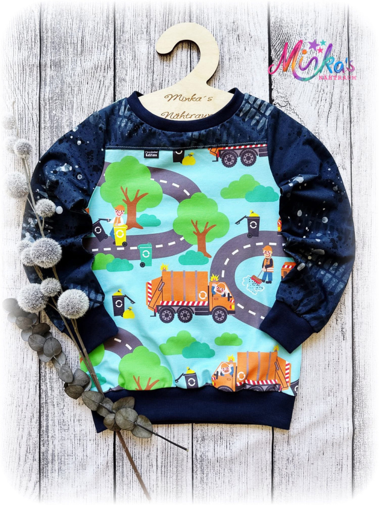 Pullover Müllauto Gr. 116