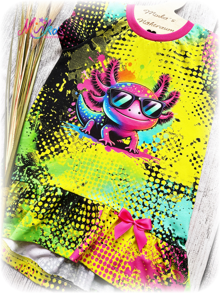 Volantshirt "Axolotl" Gr. 128