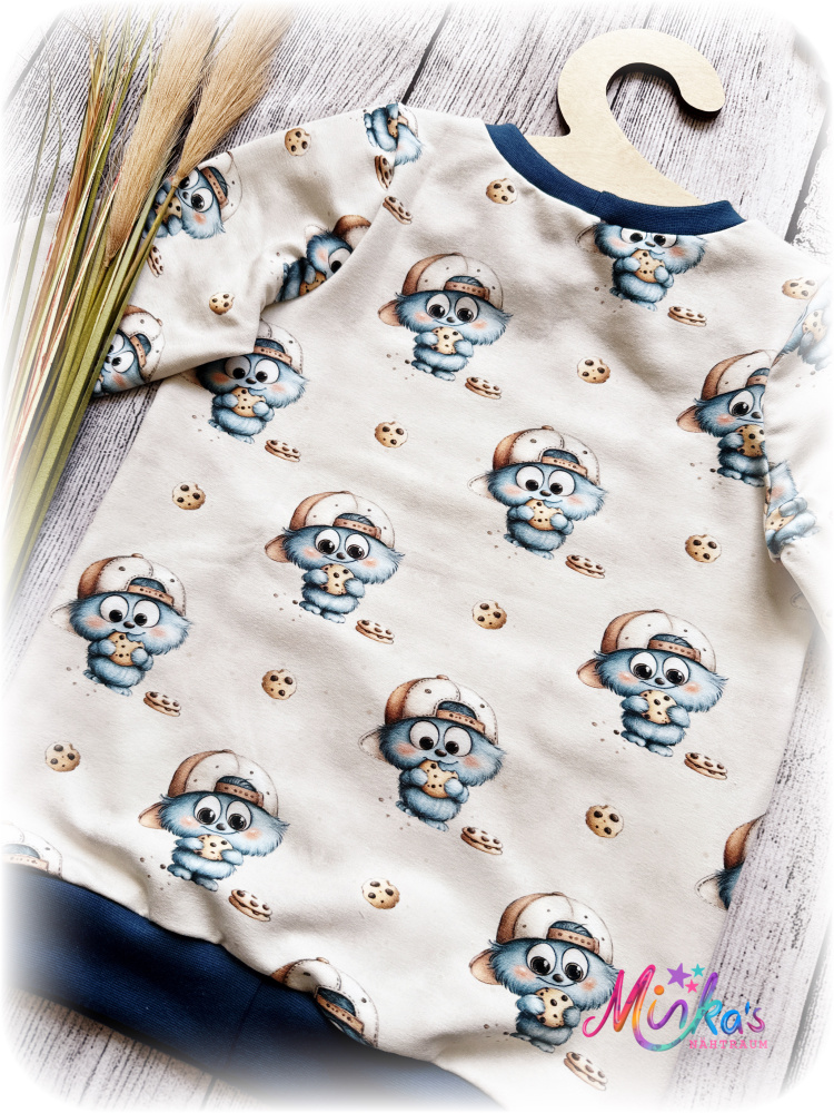 Pullover "Monsterchen" Gr. 128