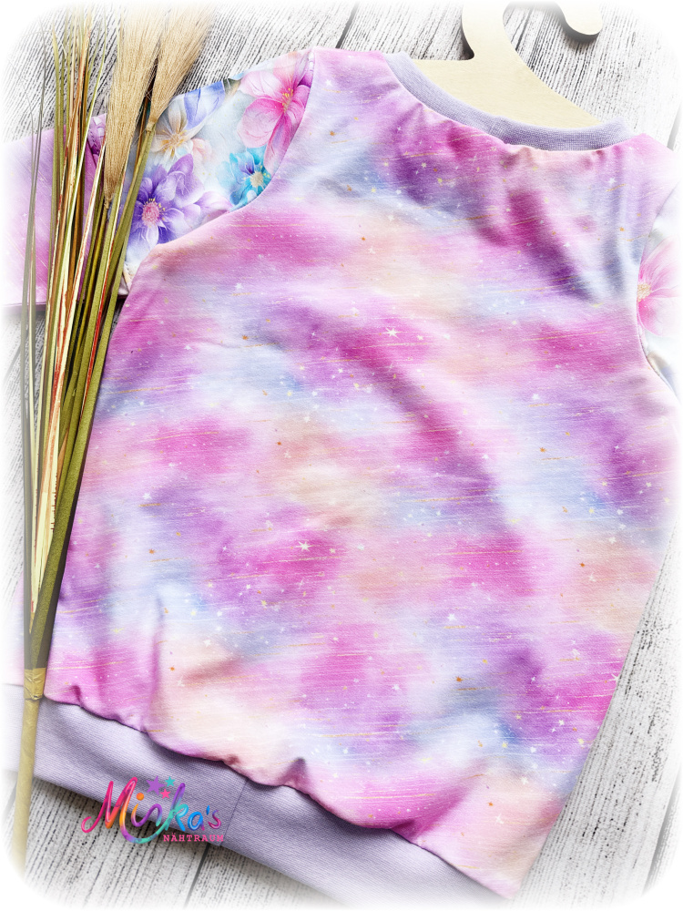 Pullover Regenbogen Einhorn Gr. 128