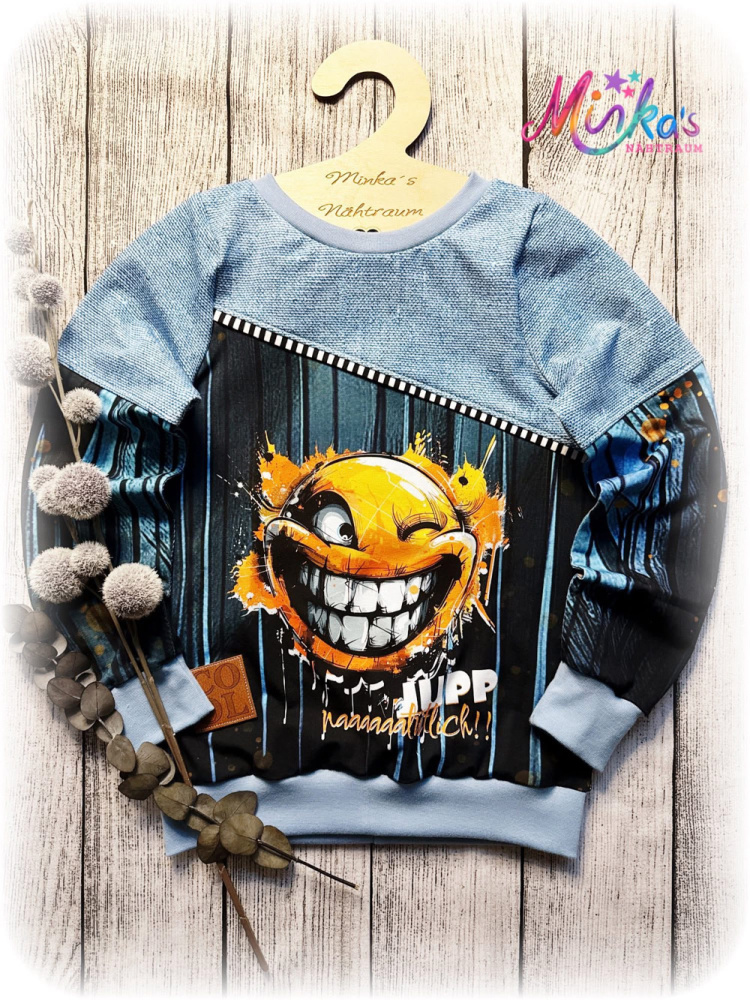 Pullover Smiley Gr. 134
