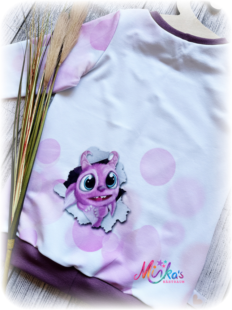 Pullover "Monsterchen" Gr. 134