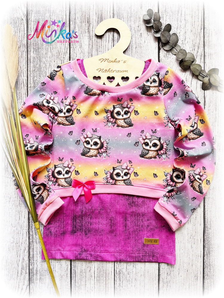 Croped Set "Eulen" Gr. 140