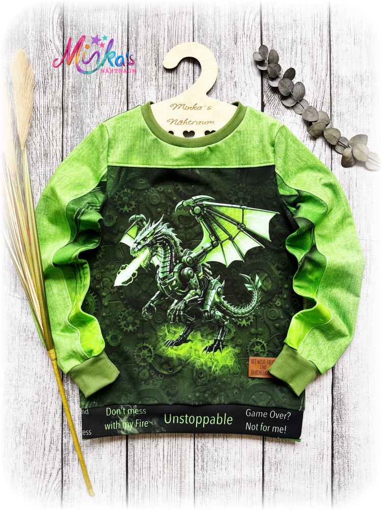 Pullover "Robodragon" Gr. 140