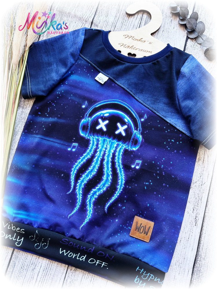 T-Shirt "Qualle" Gr. 140