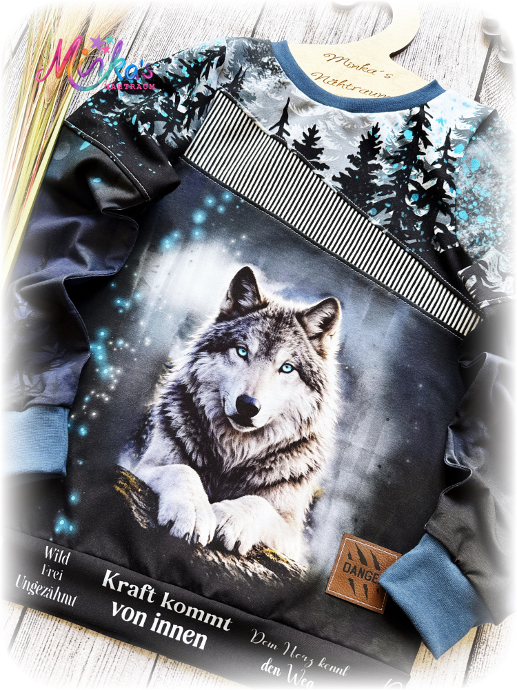 Pullover "Wolf" Gr. 146