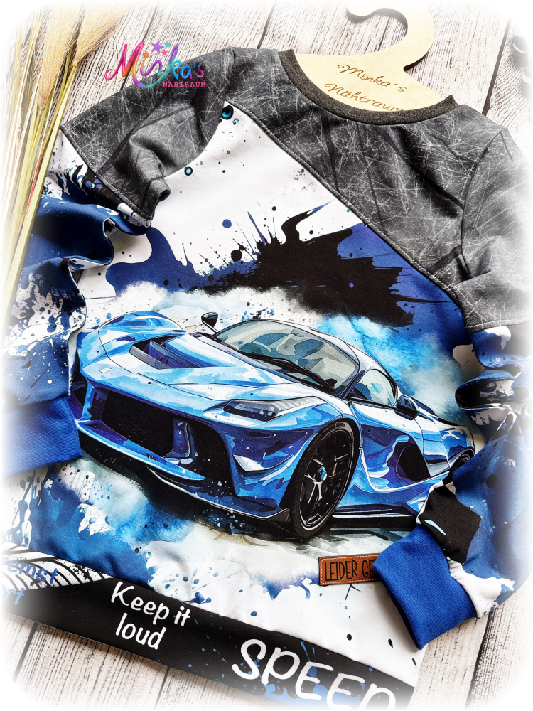 Pullover "Racer blau" Gr. 146