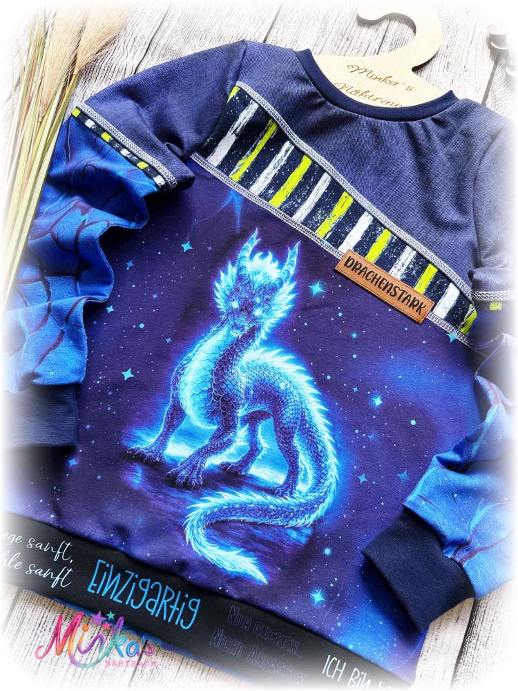 Pullover "Drachenstark" Gr. 146