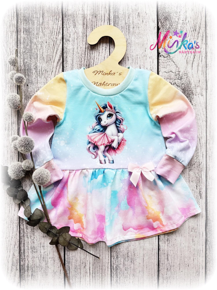 Tunika Einhorn Rainbow Gr. 92