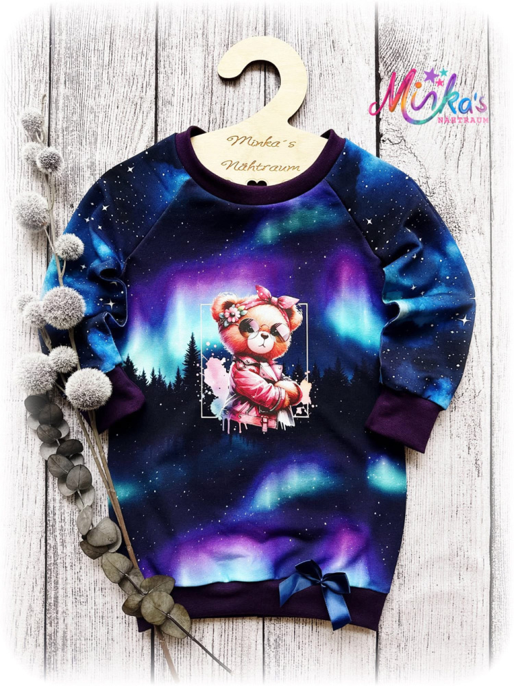 Longpullover cooles Bärchengirl Gr. 98