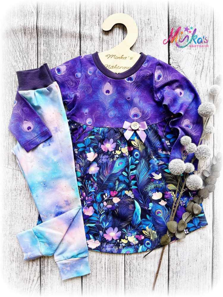 Set Pfauenfeder Gr. 98