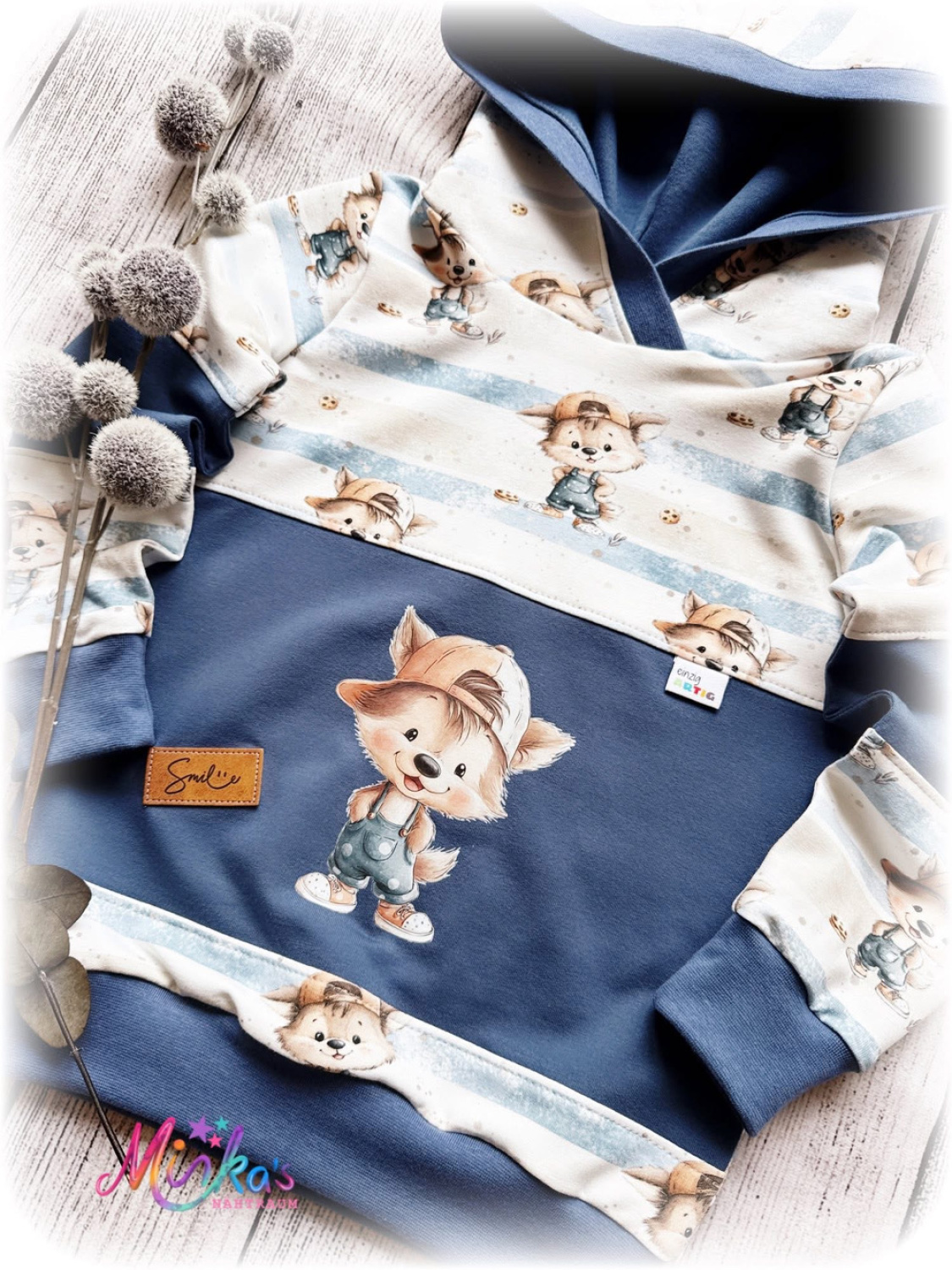 Hoodie kleines Hündchen Gr. 110