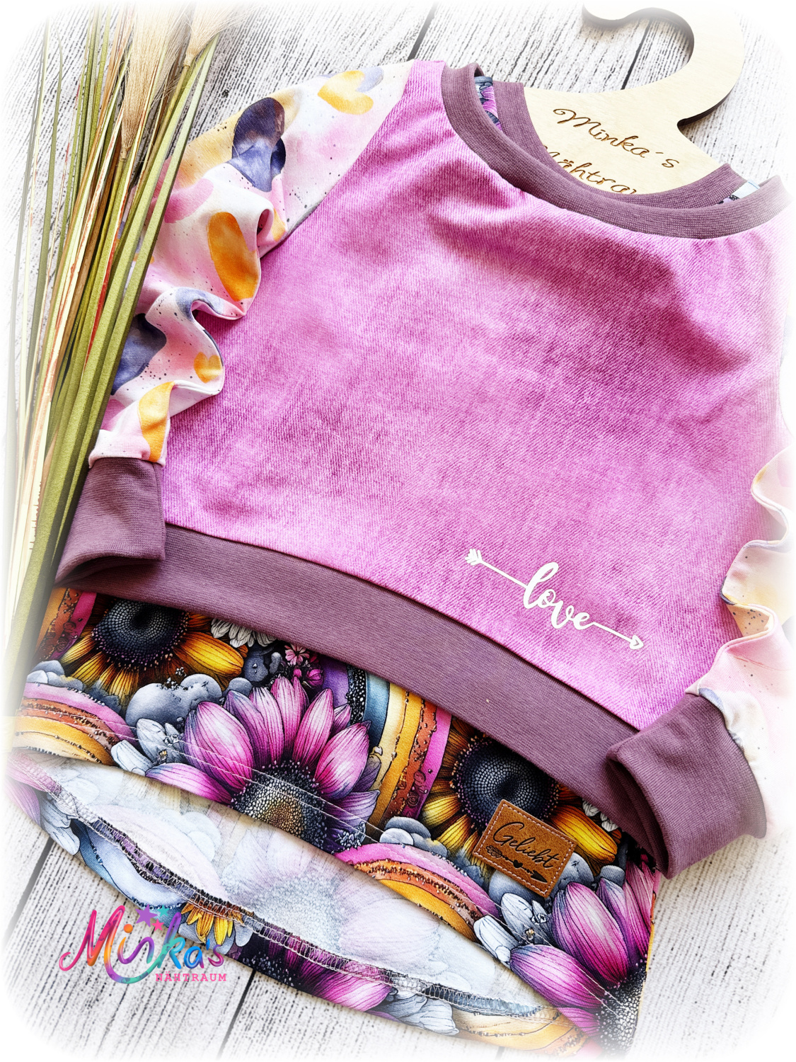 Croped Shirt Set Gr. 110