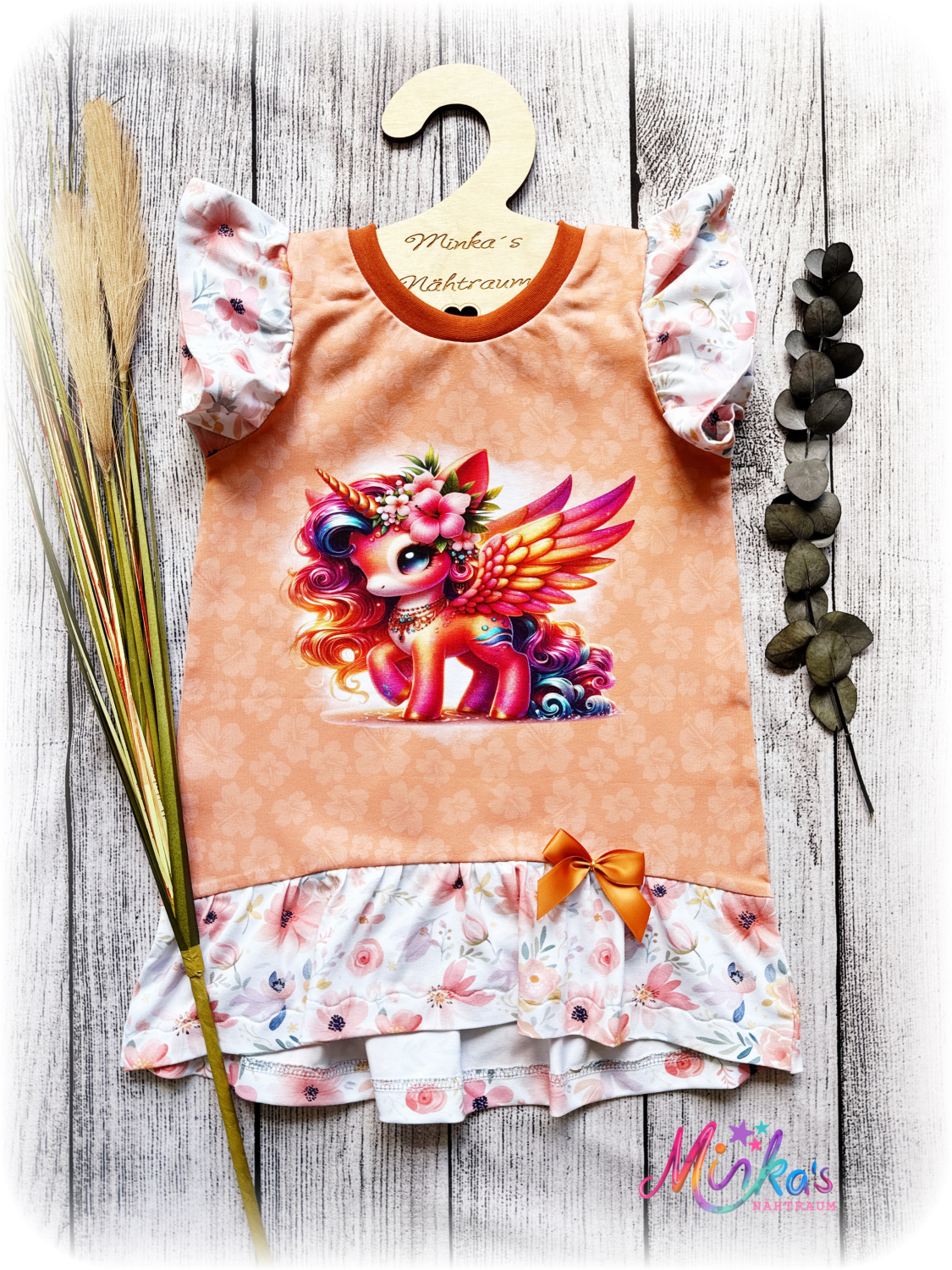 Volantshirt "Beach Unicorn" Gr. 116