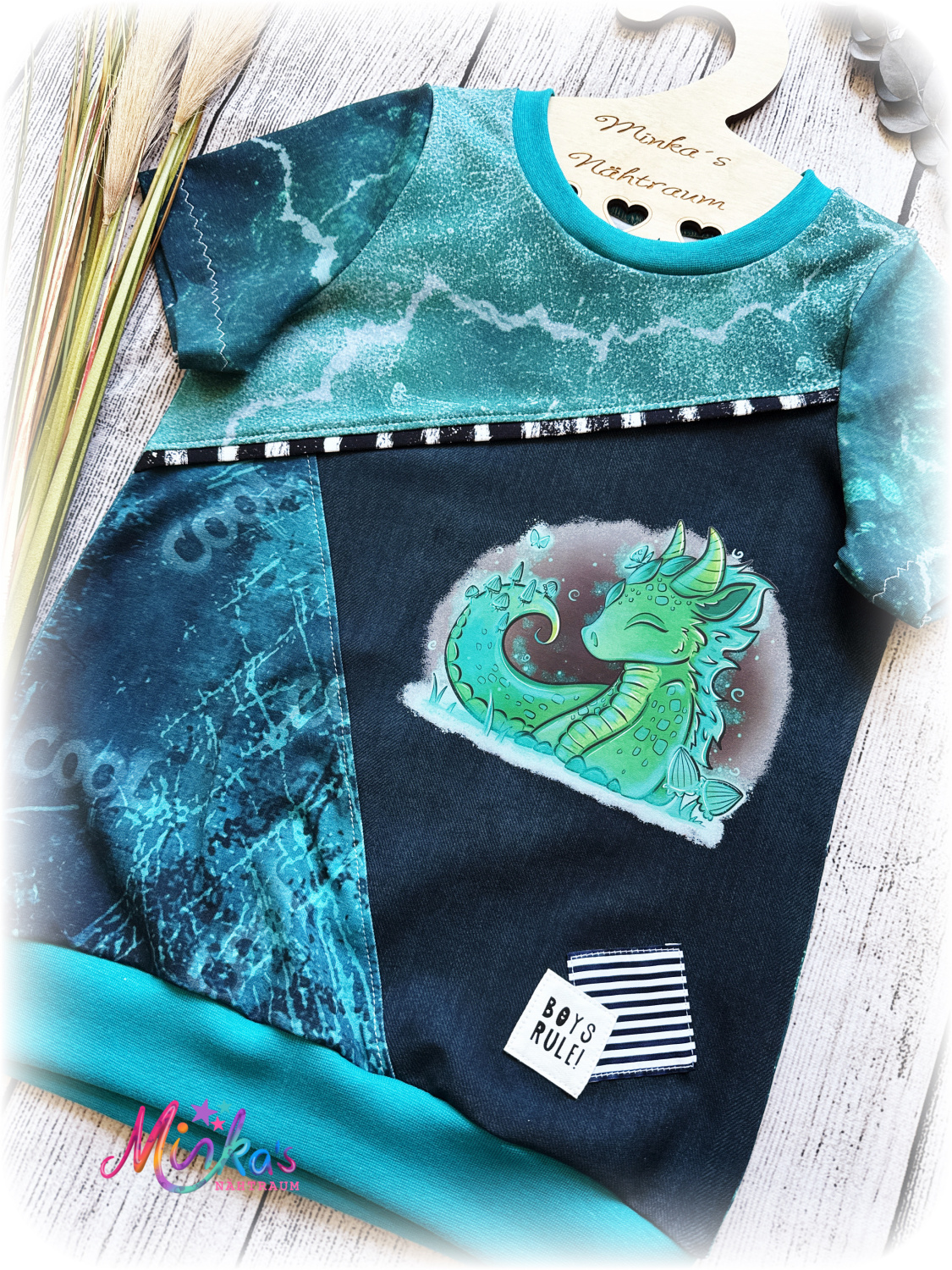 T-Shirt "Drache" Gr. 122