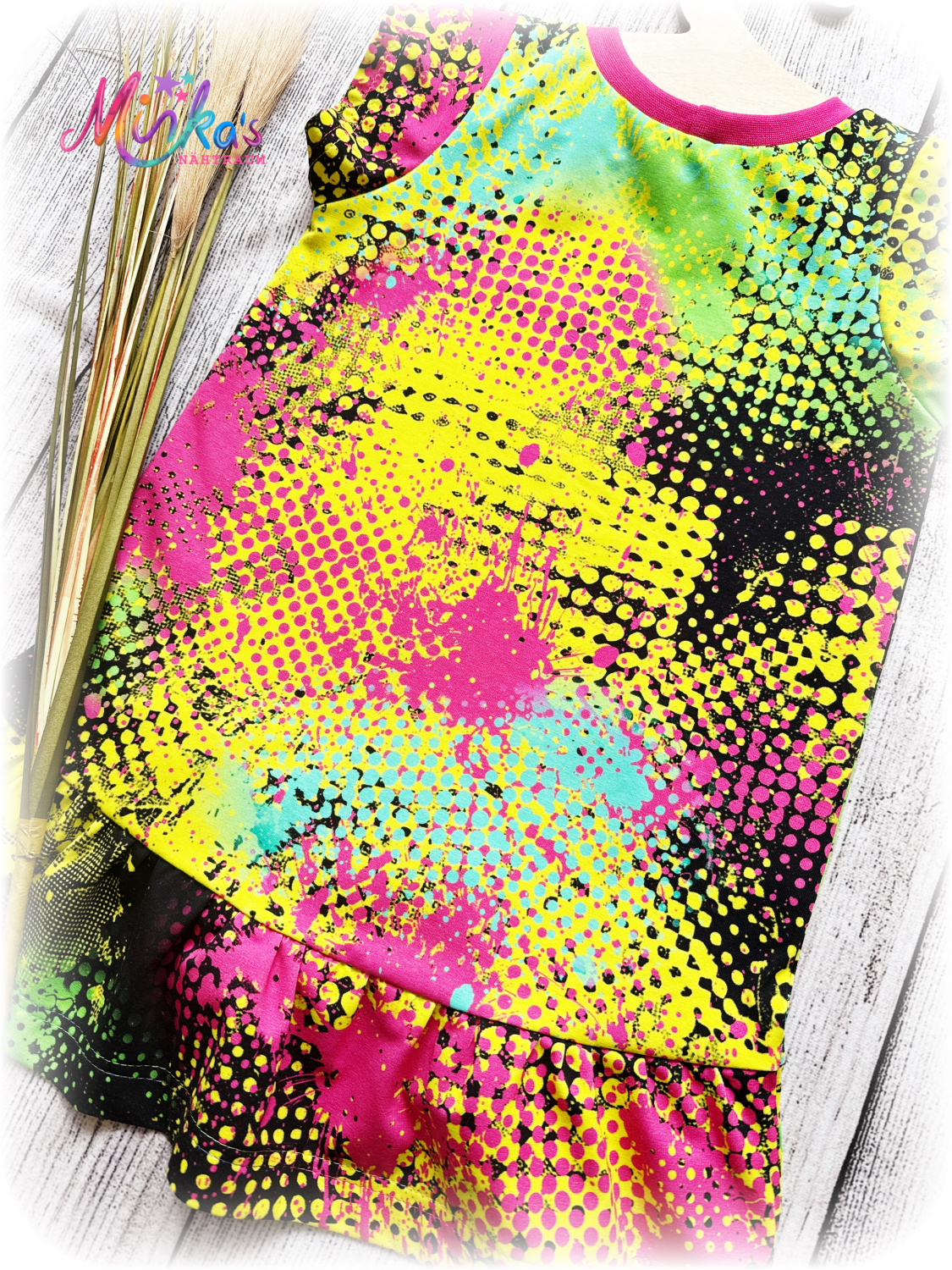 Volantshirt "Axolotl" Gr. 128