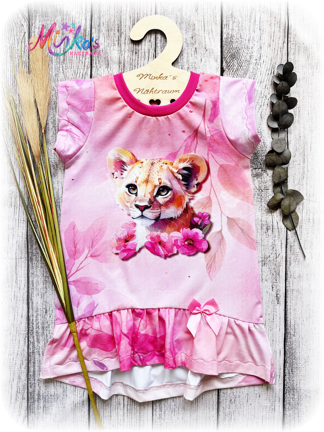 Volantshirt "Löwe" Gr. 128