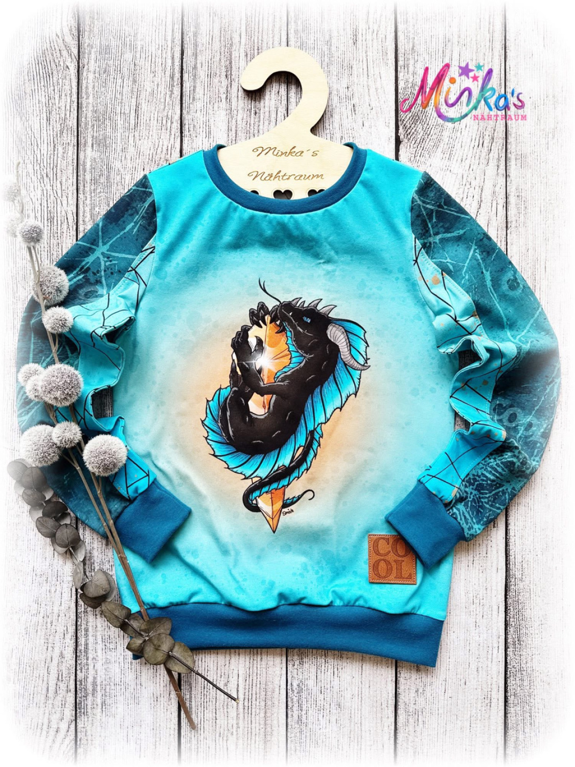 Pullover Drachenkristall Gr. 134