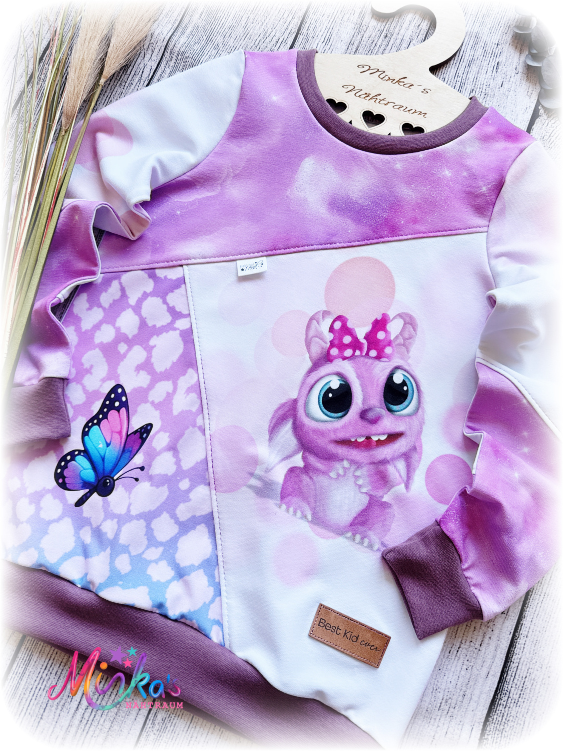 Pullover "Monsterchen" Gr. 134