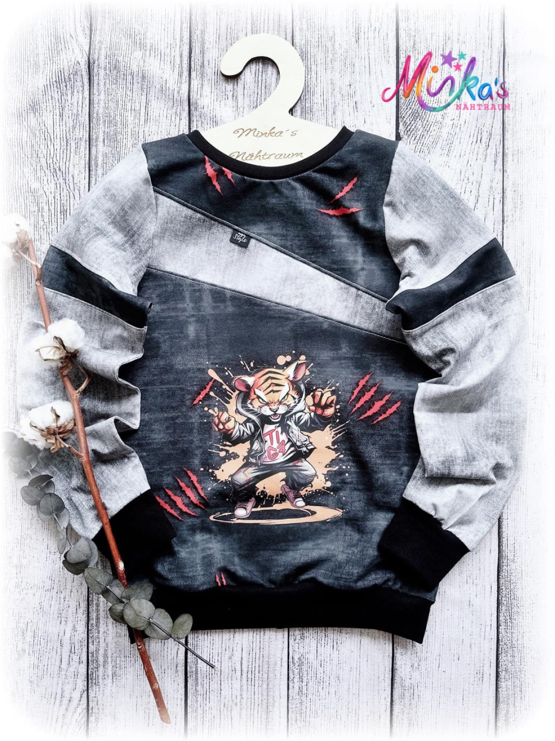 Pullover Karate Tiger Gr. 146