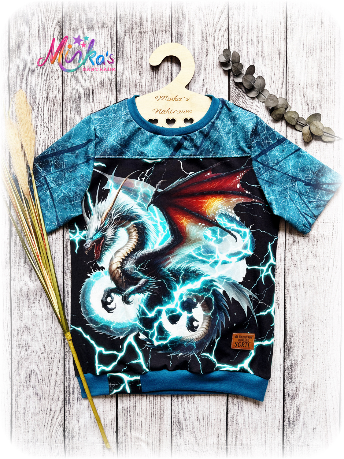 T-Shirt "Blitz Drache" Gr. 158
