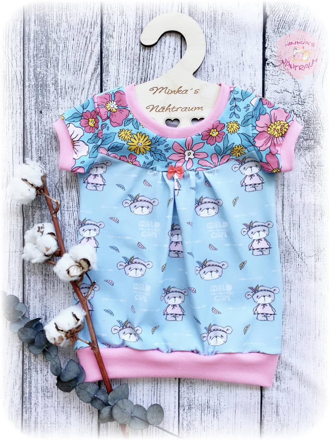 Boho Bärchen Shirt Gr. 92