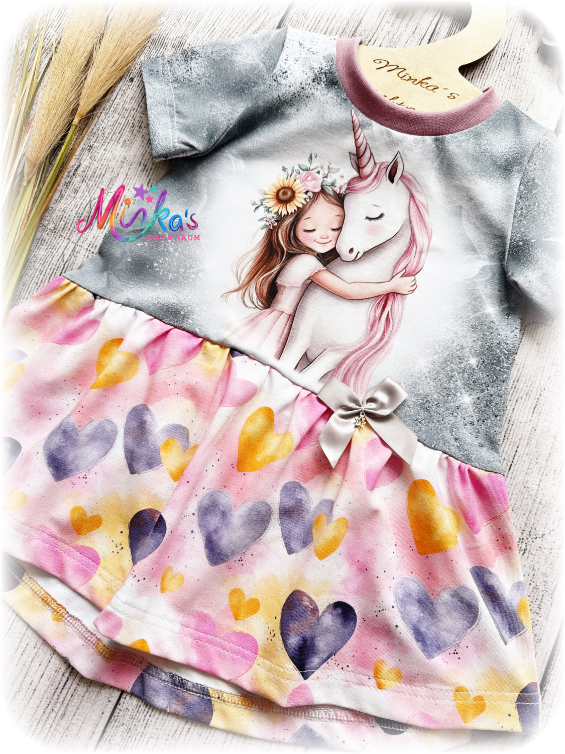 Tunika Einhorn/Girl Gr. 98