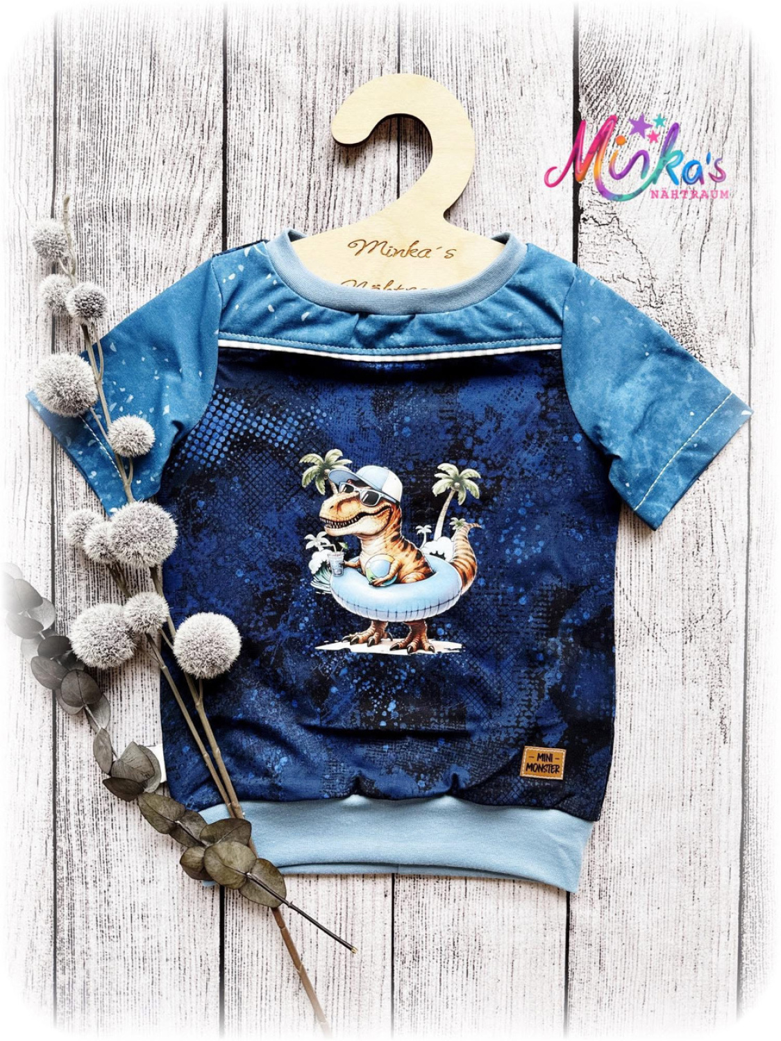 T-Shirt Schwimmring Dino Gr. 98