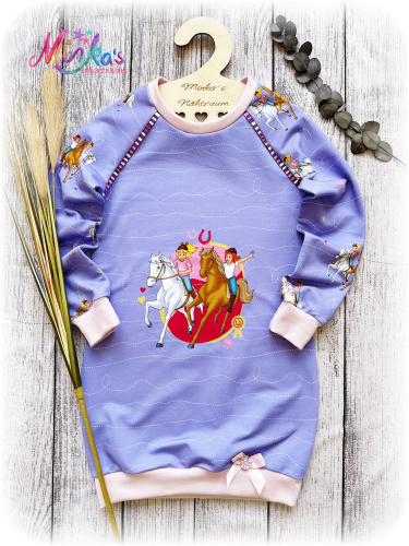 Longpullover Bibi & Tina Lila Gr. 134