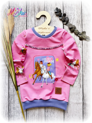 Langarmshirt Bibi&Tina rosa Gr. 116