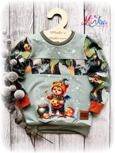 Halloween Bärchen Pullover Gr. 110