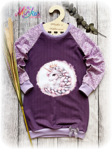 Longpullover Einhorn Gr. 134