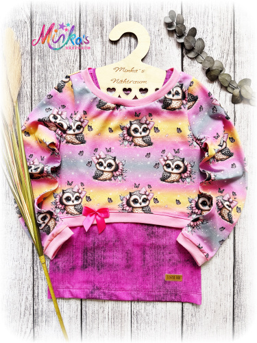 Croped Set "Eulen" Gr. 140