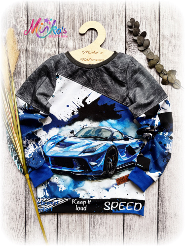 Pullover "Racer blau" Gr. 146