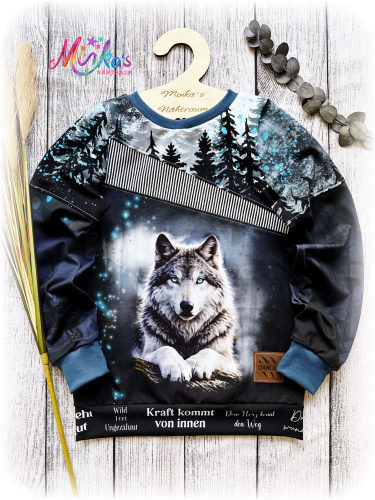 Pullover "Wolf" Gr. 146