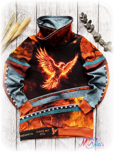 Wickelkragenpullover "Blaze" Gr. 146