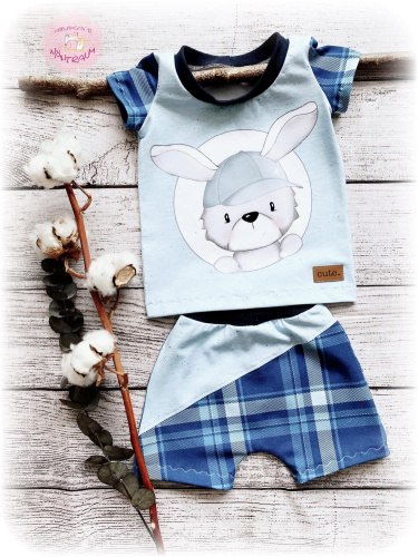 Sommer Set Cute Bunny Gr. 74