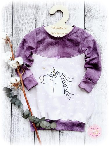 Ballonkleid Einhorn Gr. 86