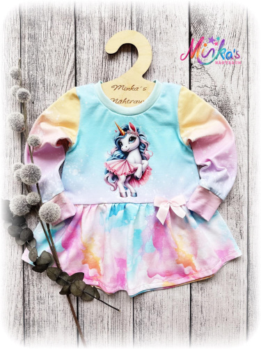 Tunika Einhorn Rainbow Gr. 92