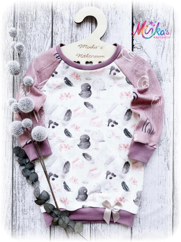 Longpullover Vögelchen Gr. 92