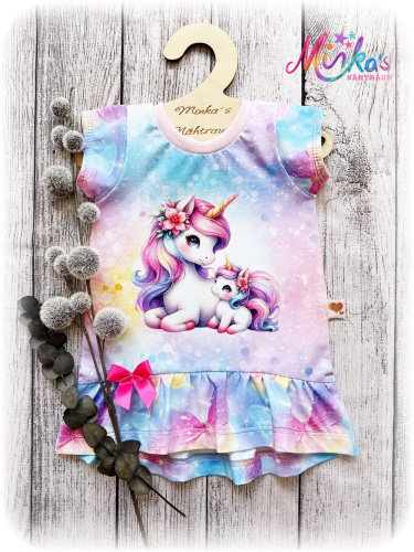 Volantshirt Einhornliebe Gr. 98