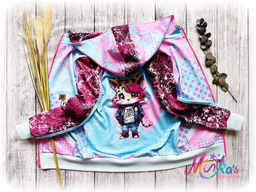 Sweatjacke "Kitty" Gr. 134